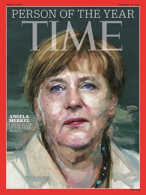 German chancellor Angela Merkel named "Person of the Year" by Time. Do you agree?